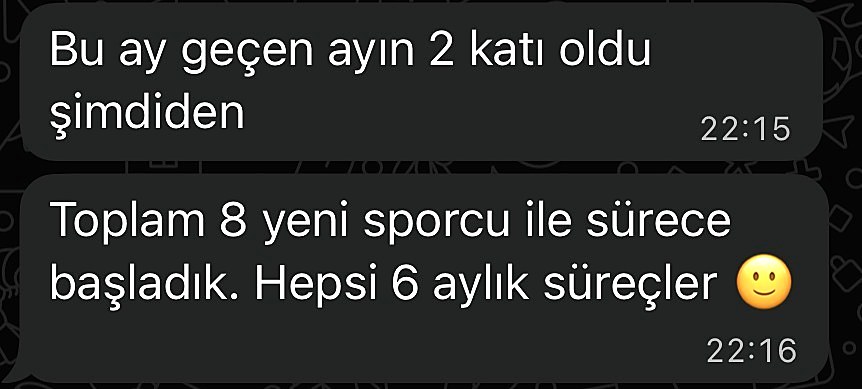 Katılımcı mesajı