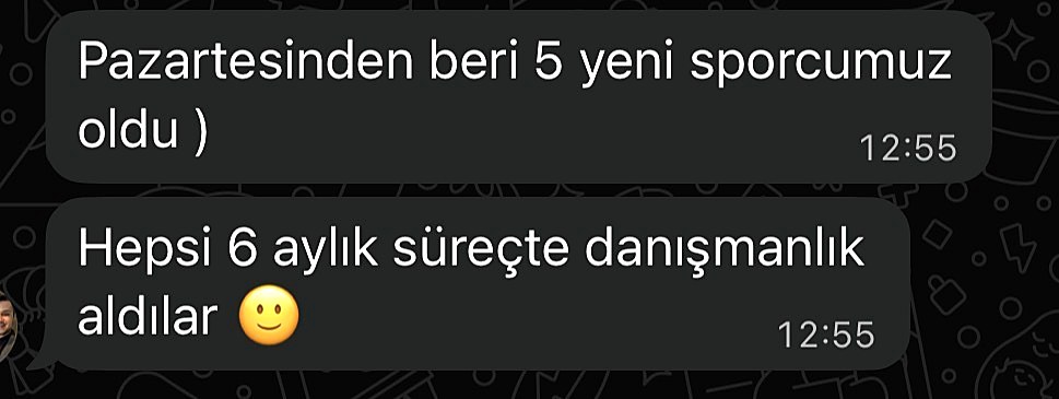 Katılımcı mesajı