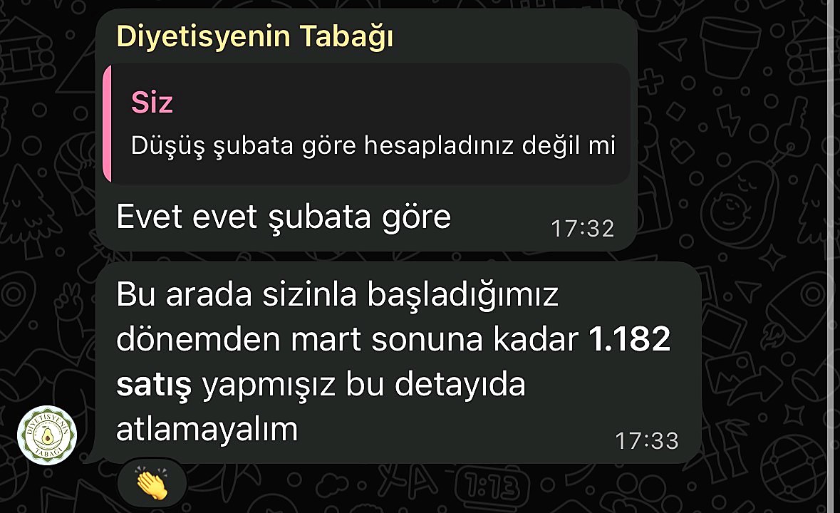Katılımcı mesajı